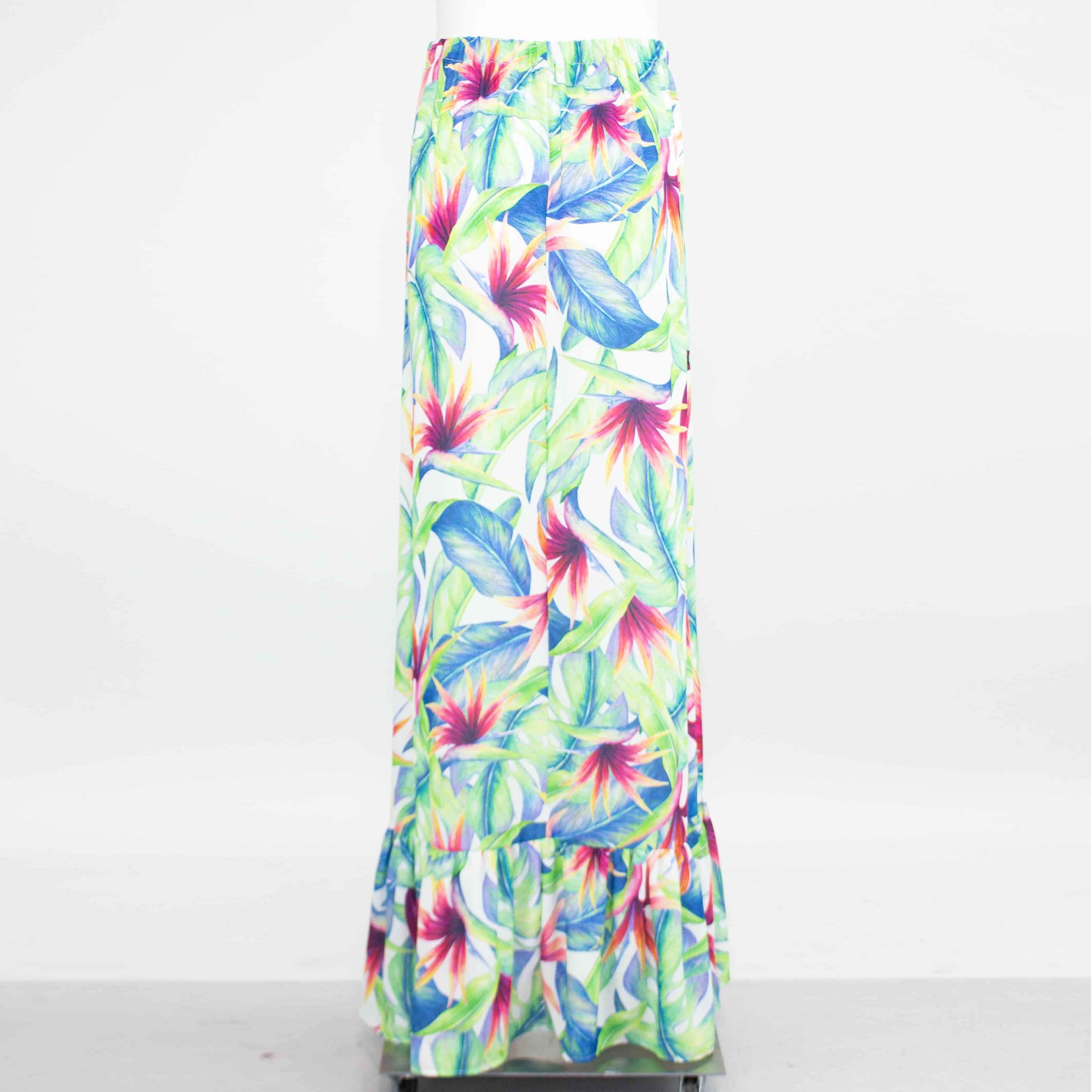 PINTO Flared Tropical Skirt