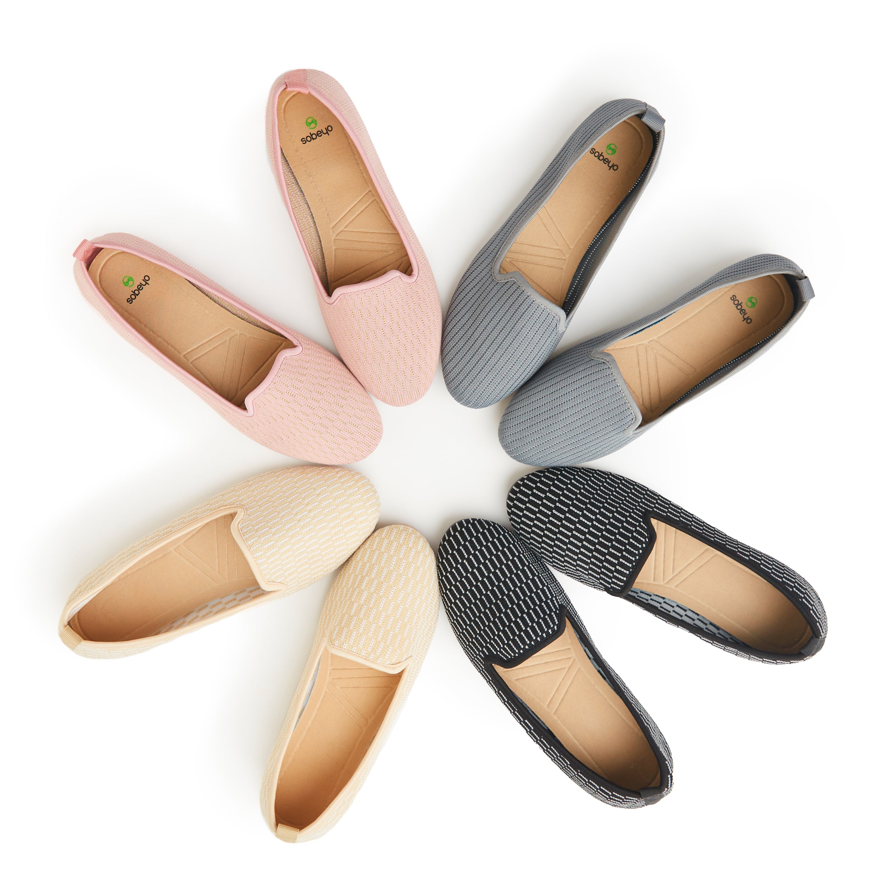 SOBEYO Ballet Flats