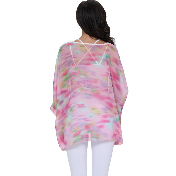 Sloan Chiffon Top in Pink