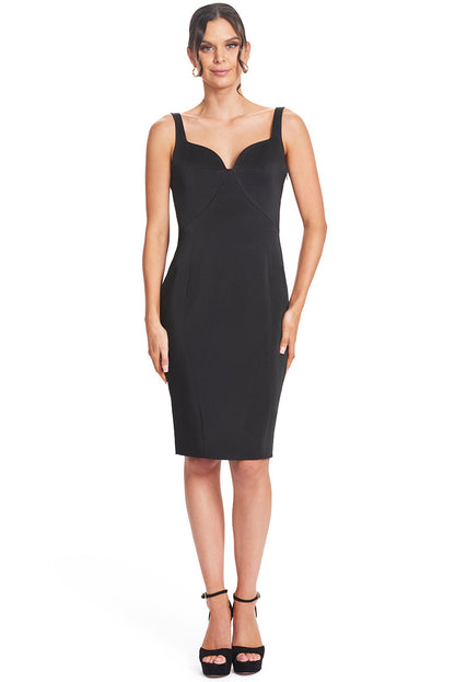 Homa Satin Bow Low Back Dress