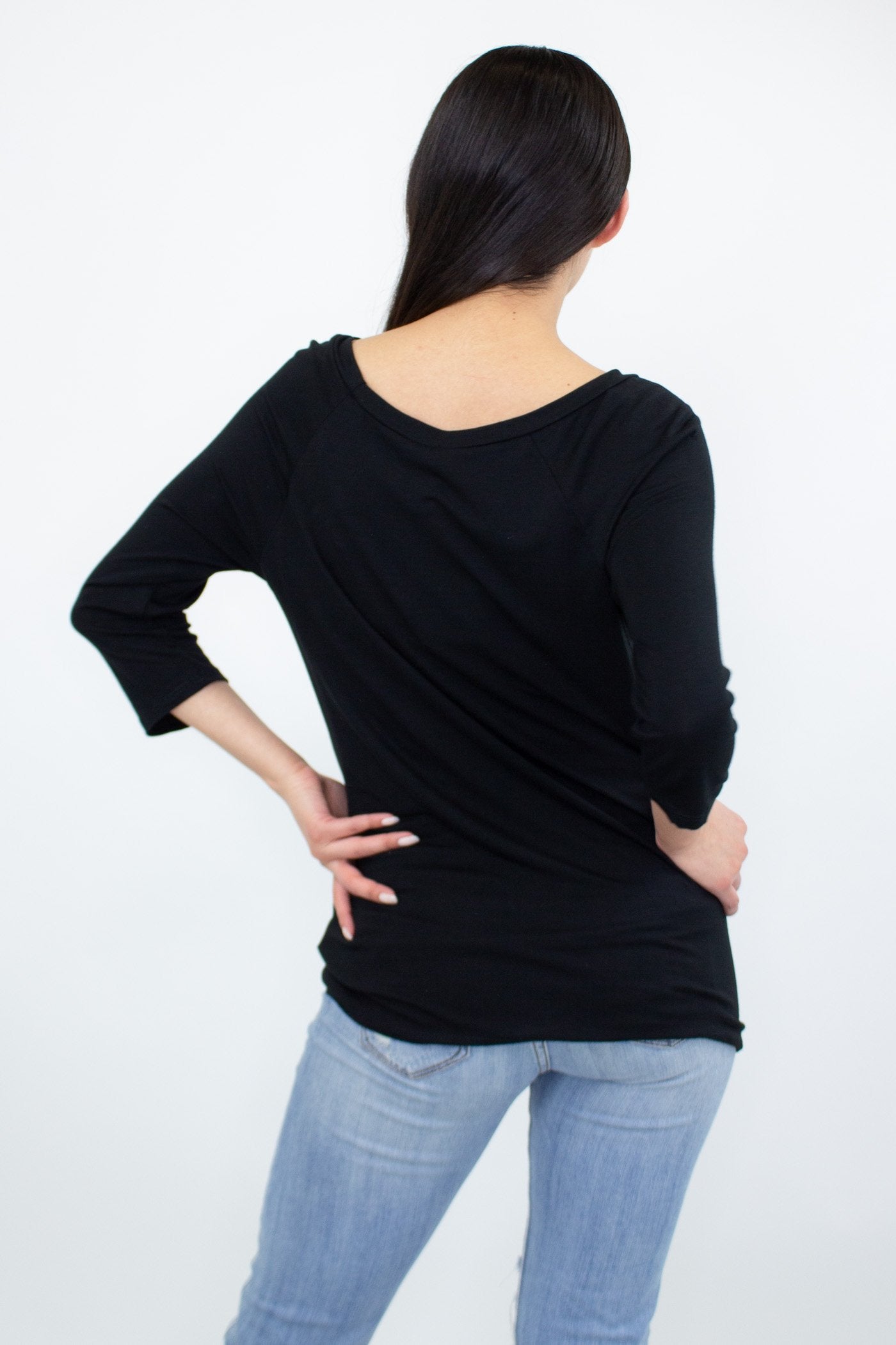 Hera Twist Top in Black