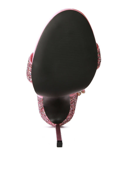 Straight Fire High Heel Glitter Stilettos