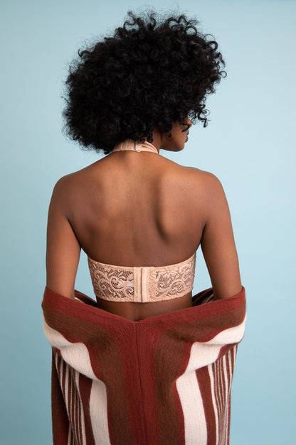 Letty Brown Choker Bralette