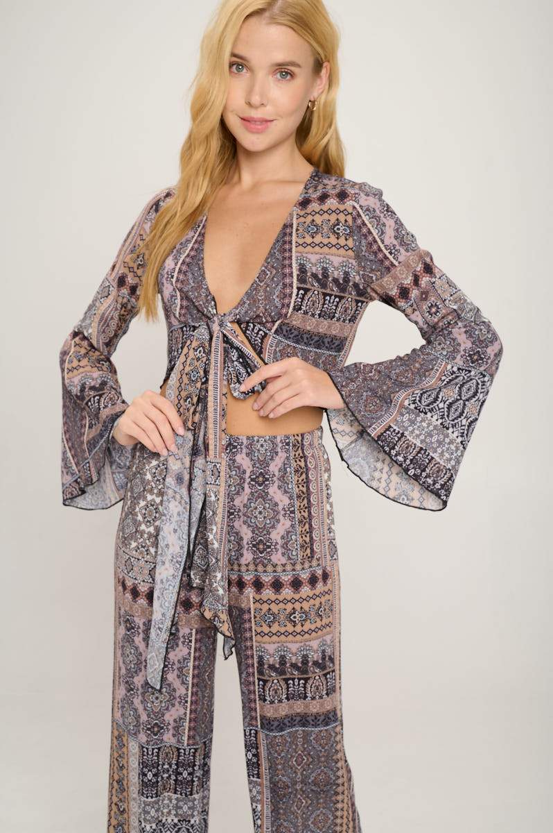 Solstice Drift Tie-Front Set