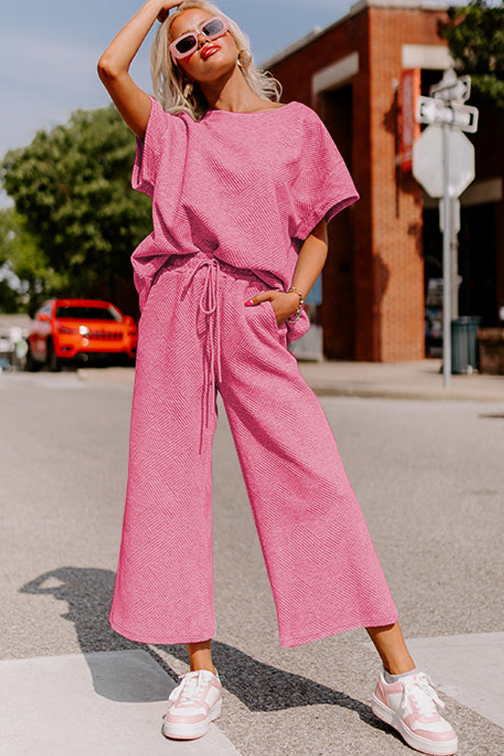 Strawberry Pink Lounge Set