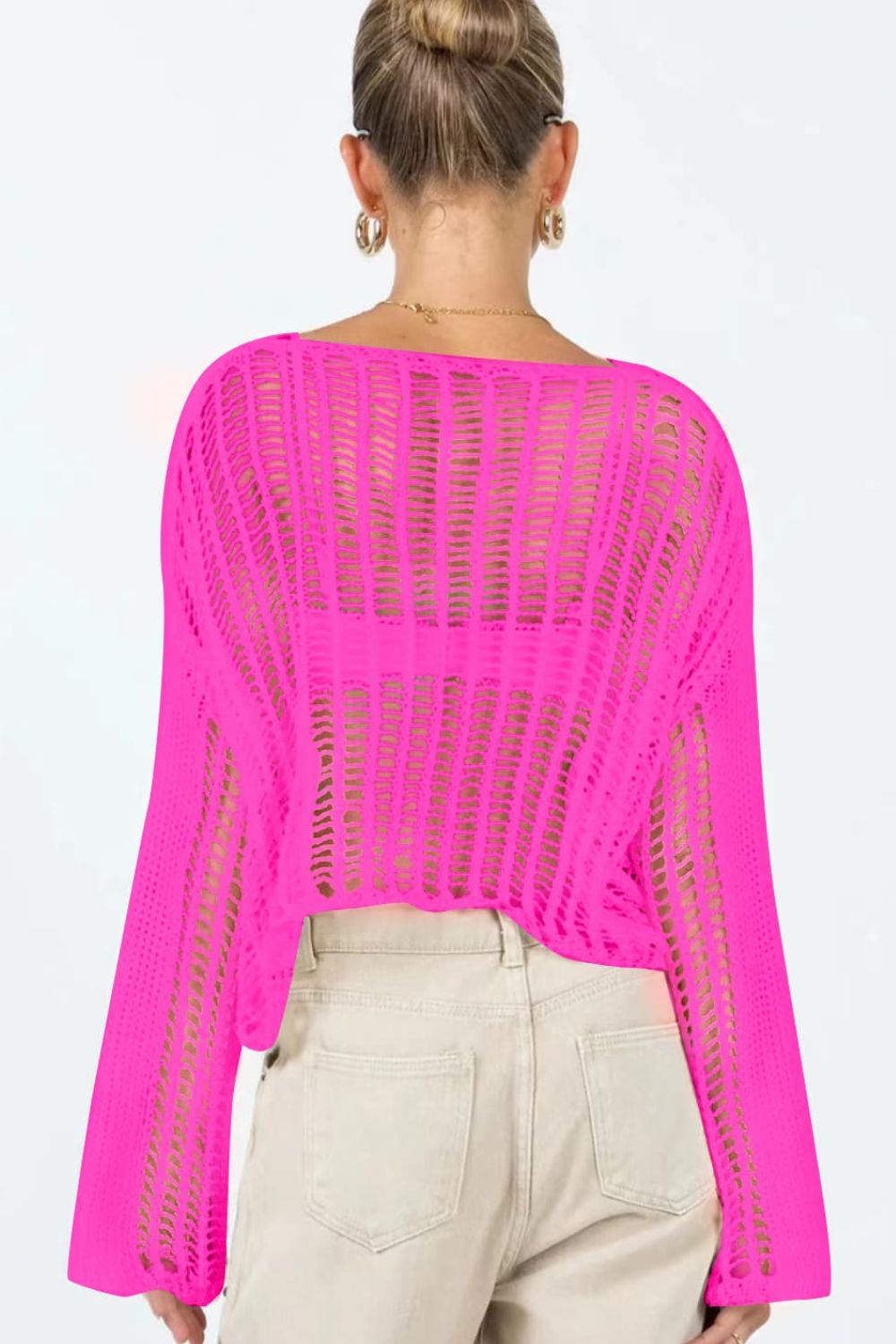 Shelby Nance Long Sleeve Open Neck Cover U
