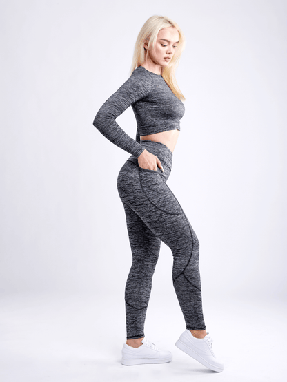 Kimberly Long-Sleeve Crop Top