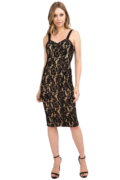 Bianca Bodycon Lace Dress