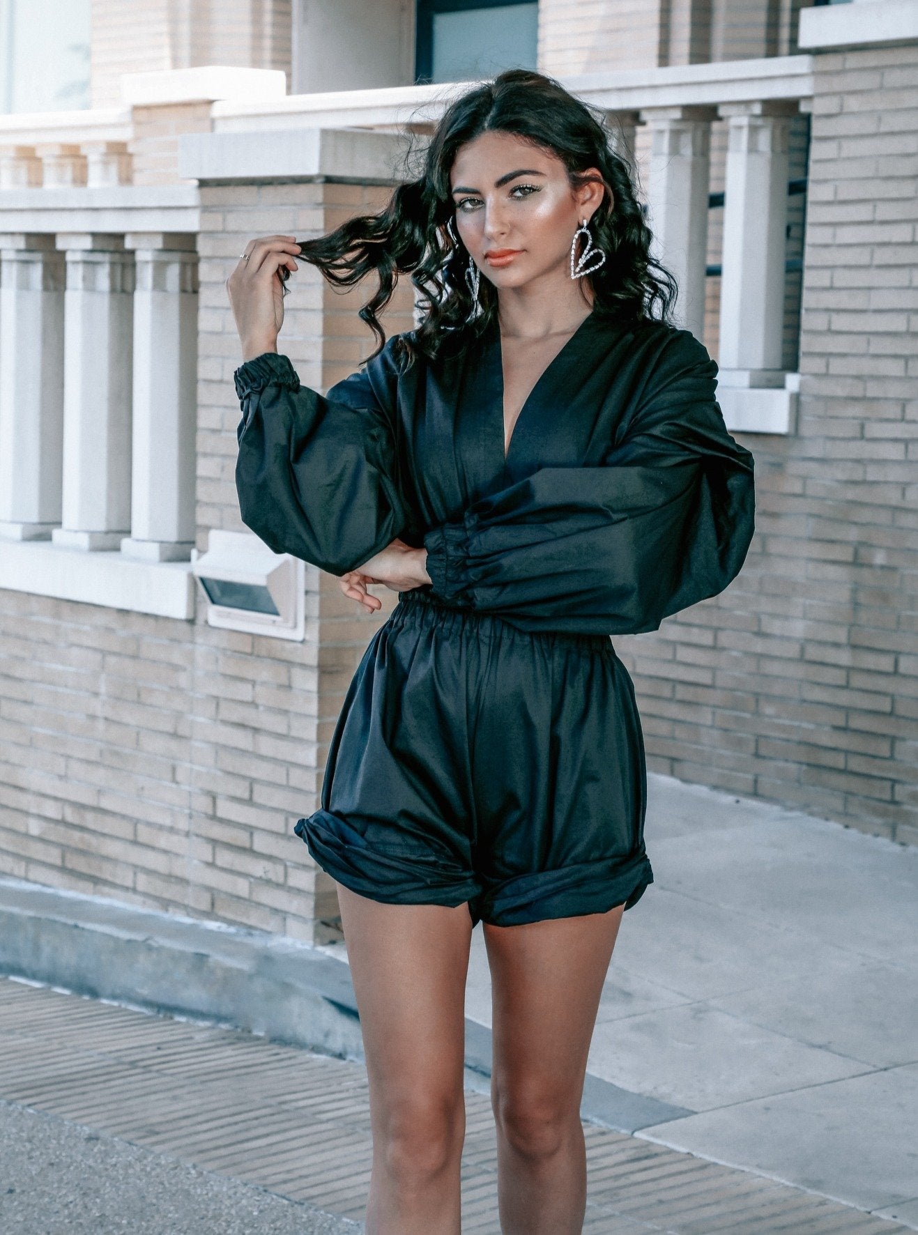 Muri Tan Puff Romper