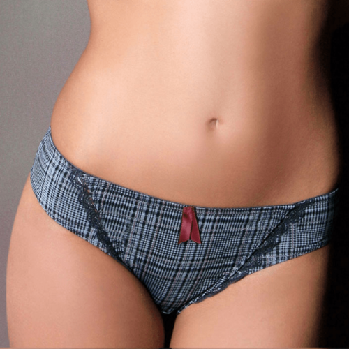 Sasha Fox Pleasure Plaid Bikini Panty