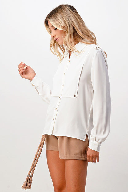 ARROW Military Blouse with Gold Buttons