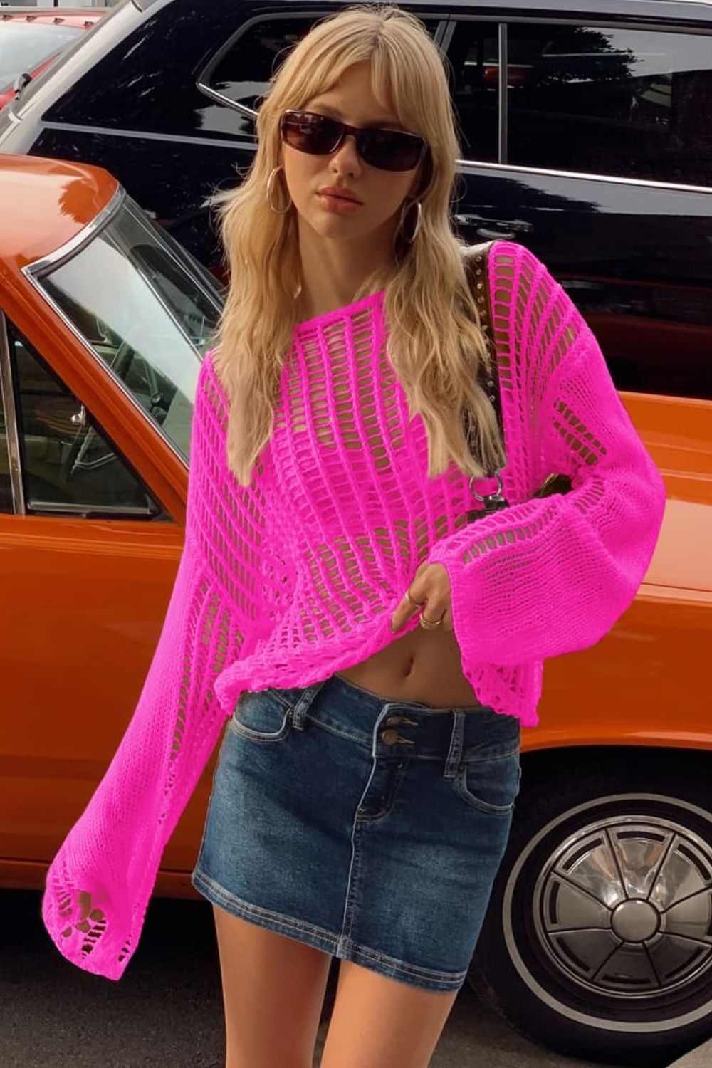 Shelby Nance Long Sleeve Open Neck Cover U