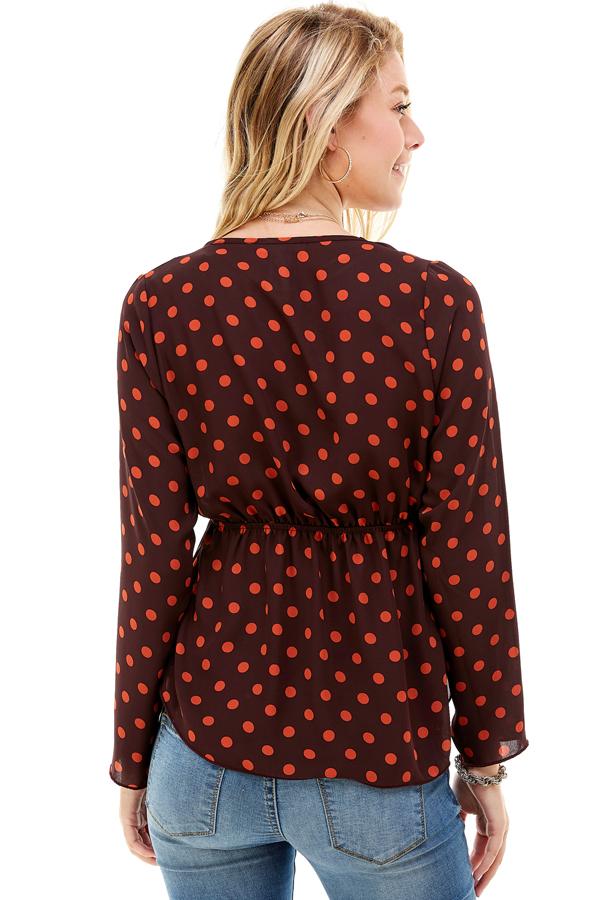 ARROW Flow Polka Dot Blouse