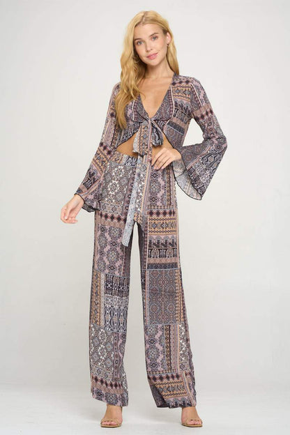 Solstice Drift Tie-Front Set