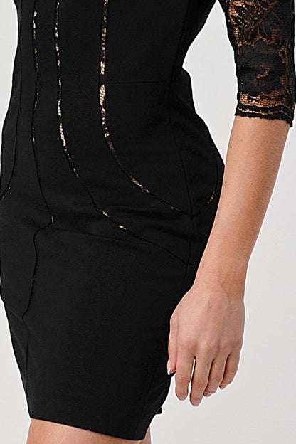 ARROW Lace Overlay Bodycon Dress