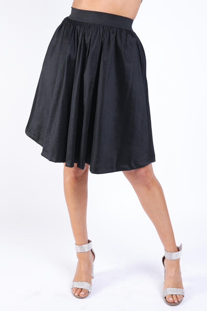 Pearl Monfried Pleated Flare Skirt