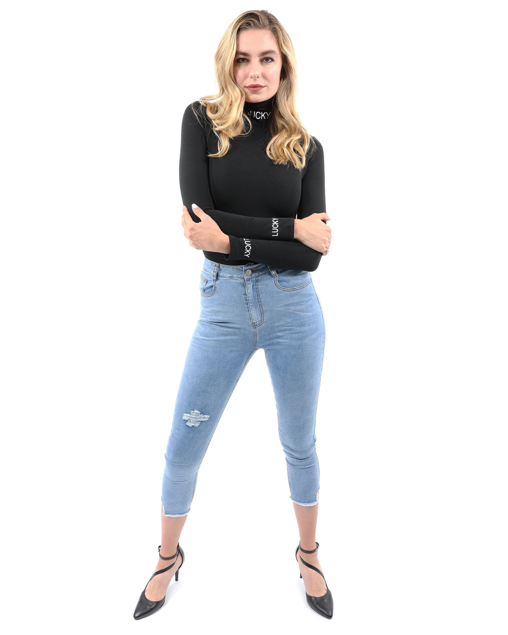 Delaney Scott Skinny Crop Jeans