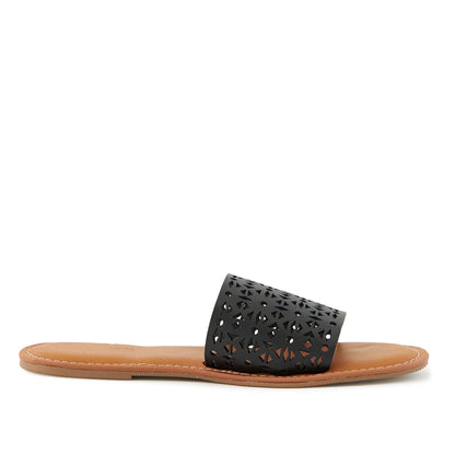 Pear Biarritz Sandals in Black