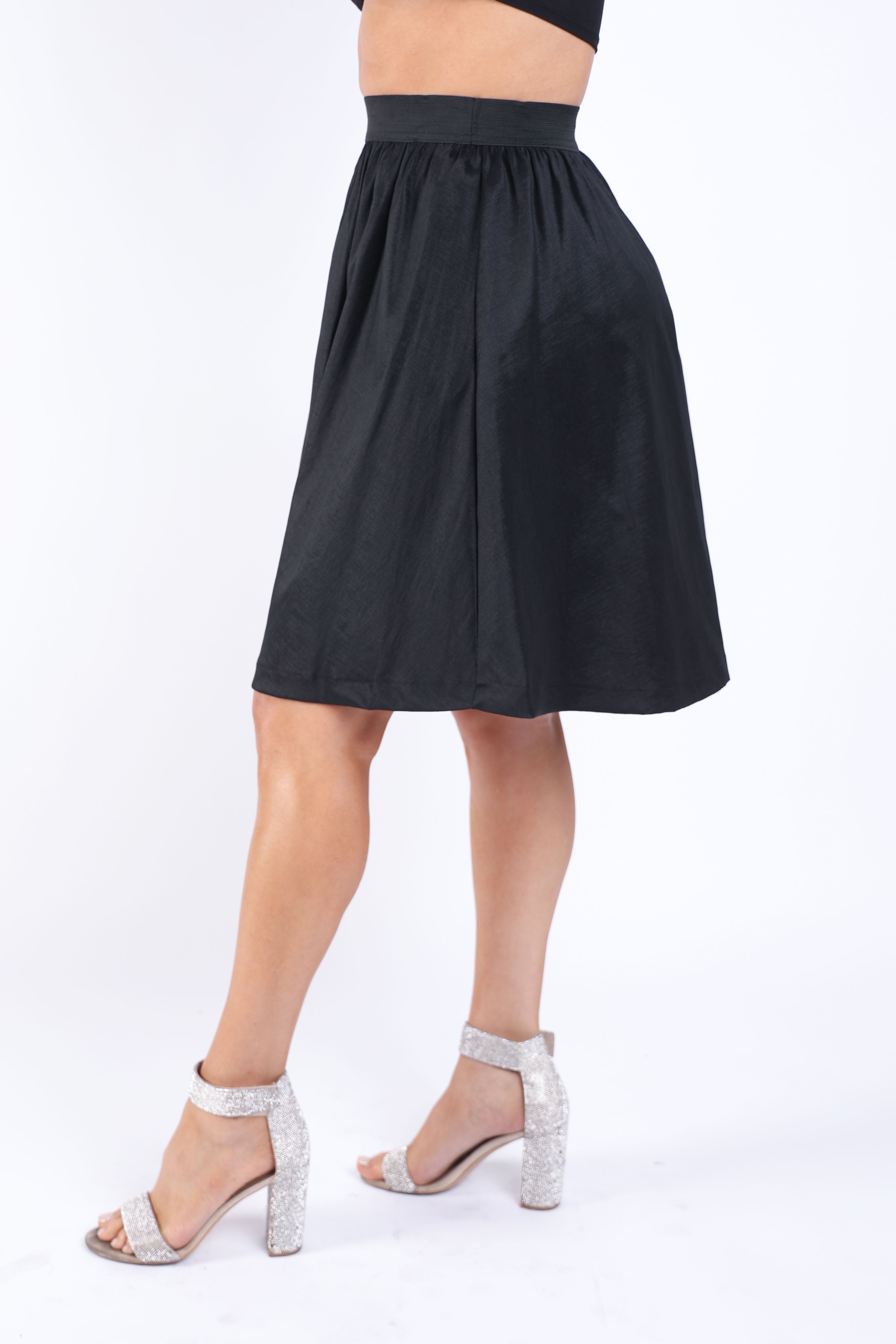 Pearl Monfried Pleated Flare Skirt