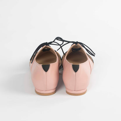 Native Calf Hair Leather Flat by Lordess