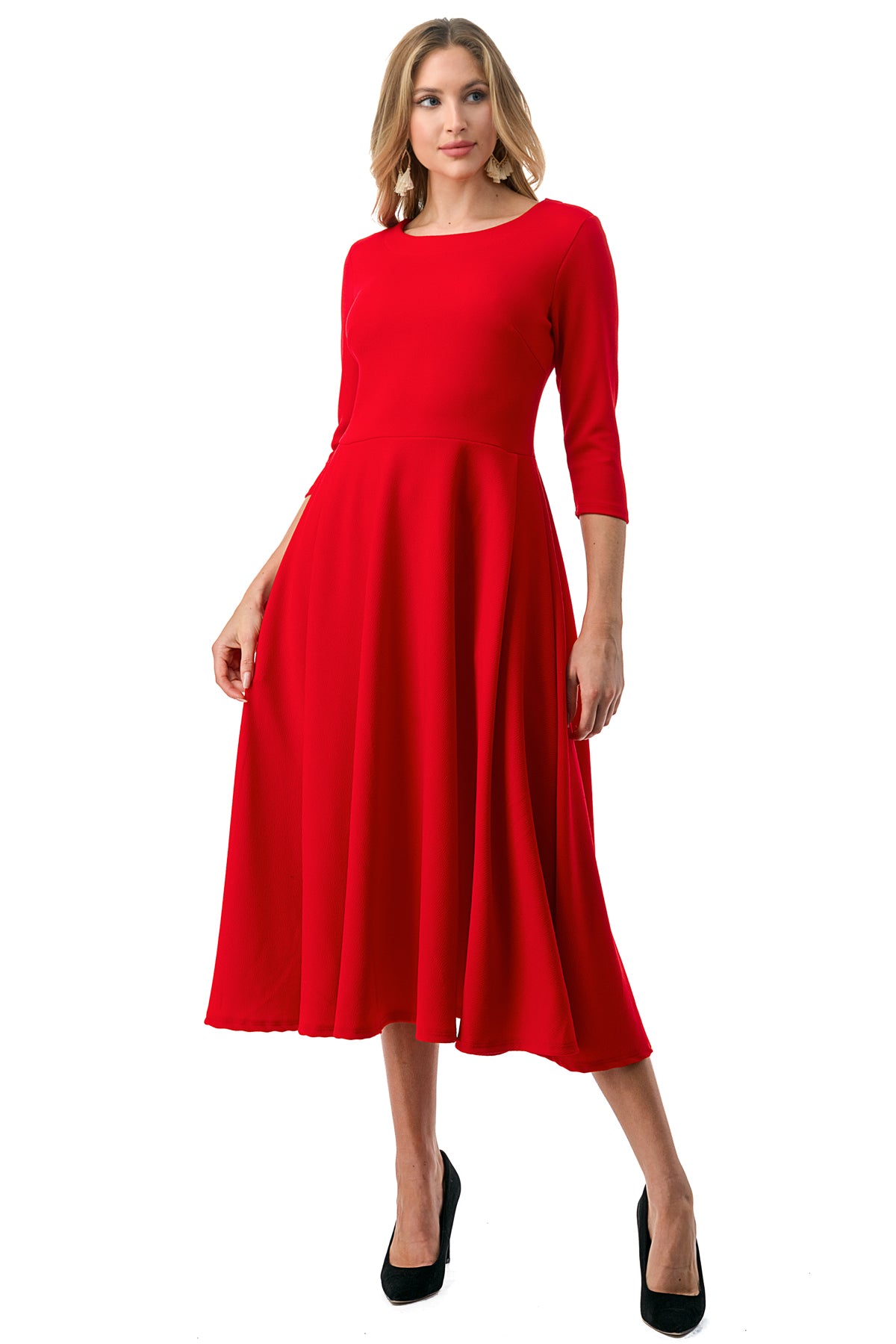Amari A-Line Dress With Pockets
