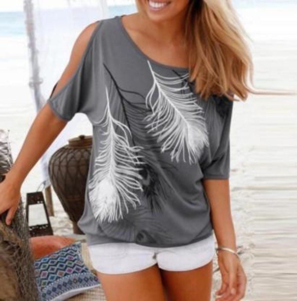 Hera Cut Shoulder T-Shirt