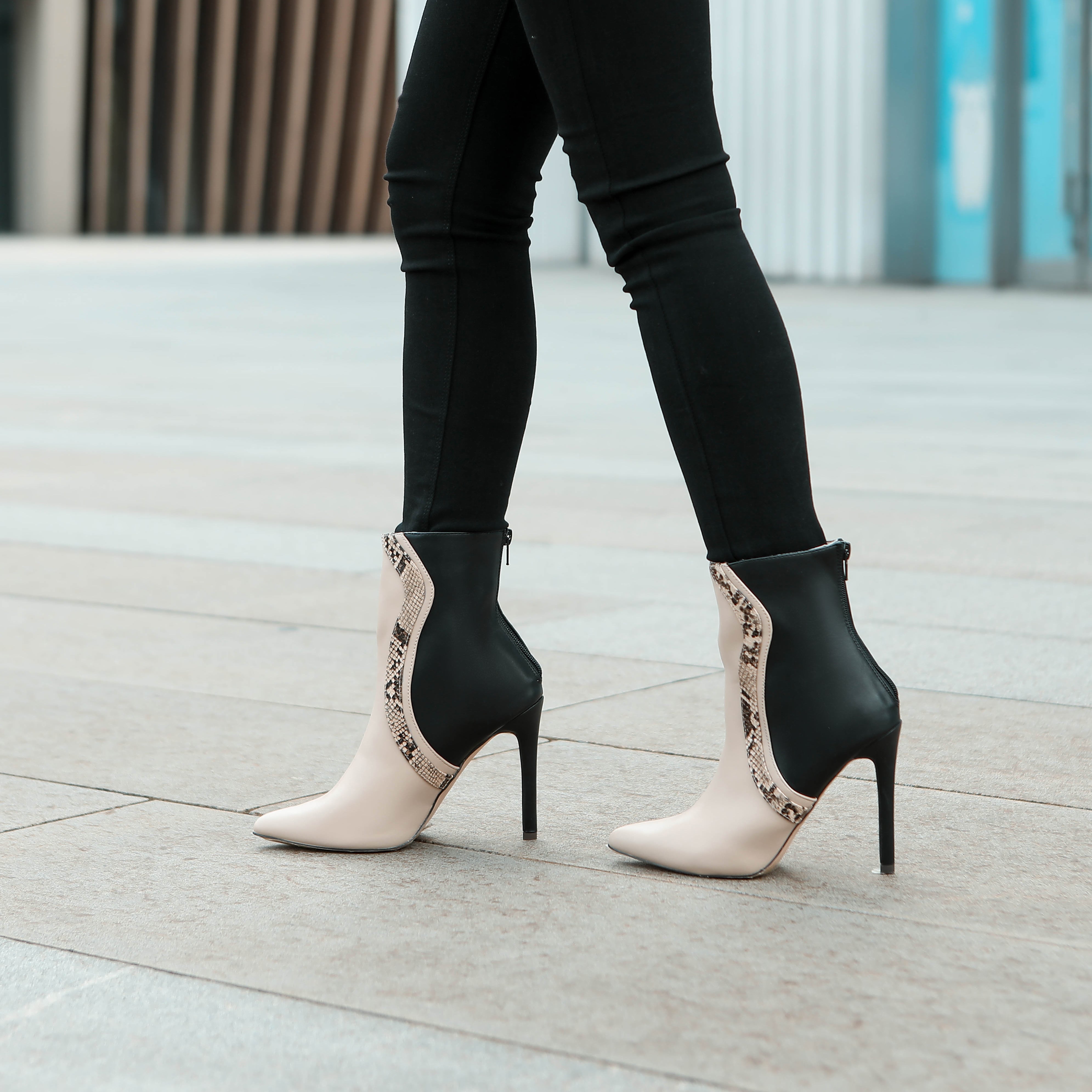 Celeste Ankle Boot with Thin Heel