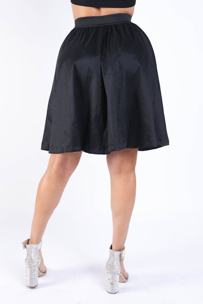 Pearl Monfried Pleated Flare Skirt