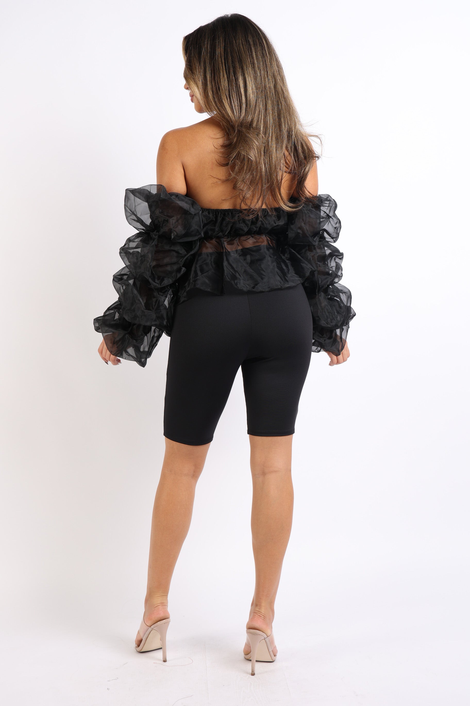 Midnight Veil Organza Set