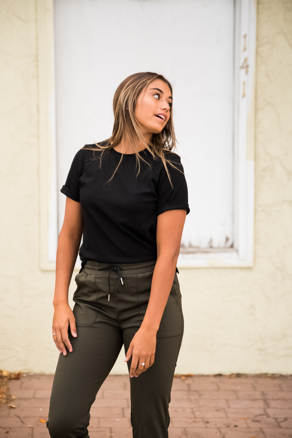 Dana Alyssa Tee in Black