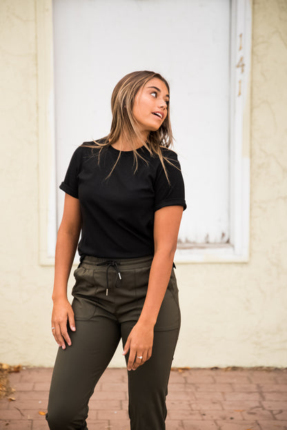 Dana Alyssa Tee in Black
