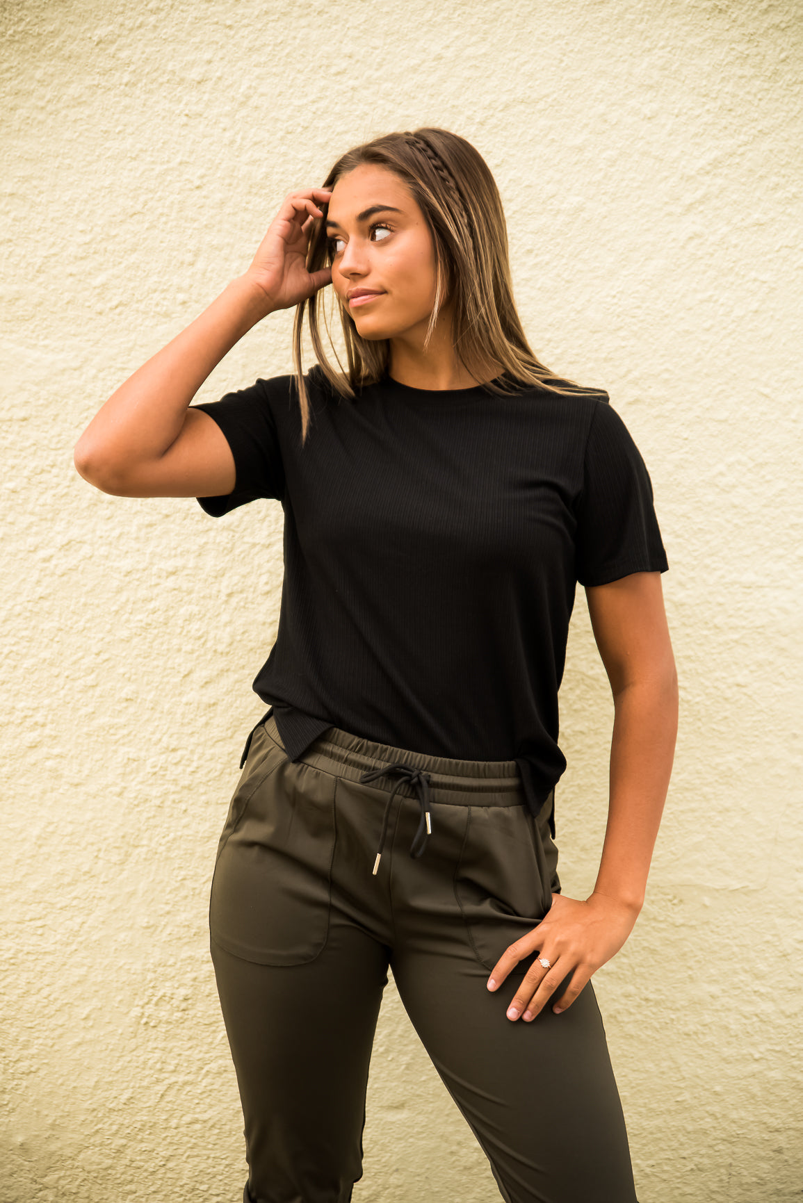 Dana Alyssa Tee in Black