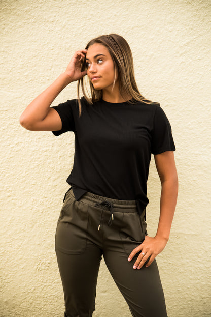 Dana Alyssa Tee in Black