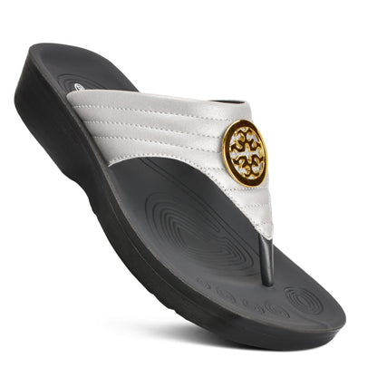 AEROTHOTIC IDELLE MEDALLION Walking Sandals
