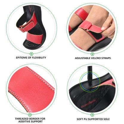AEROTHOTIC RUSTIC Velcro Strap Sandals