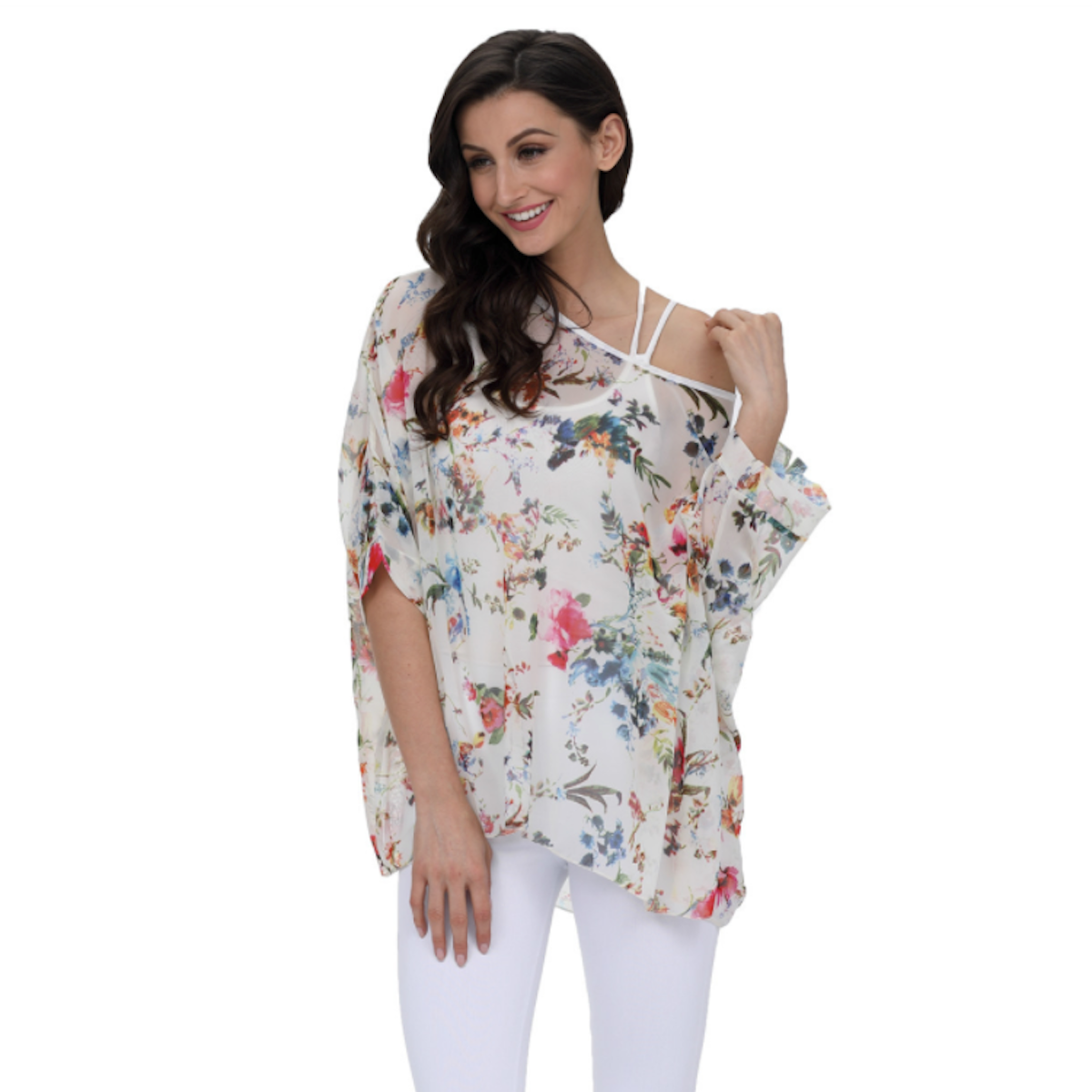 Amari Floral Tunic Top