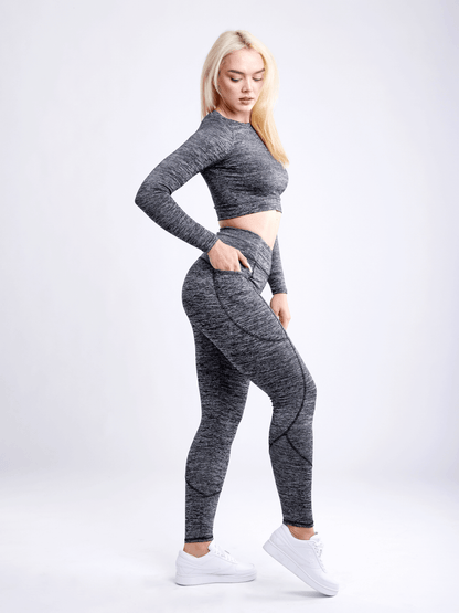 Kimberly Long-Sleeve Crop Top