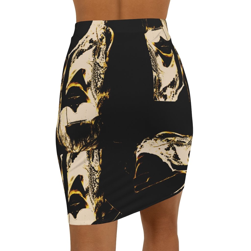 Tammy Scott Art Bodycon Skirt