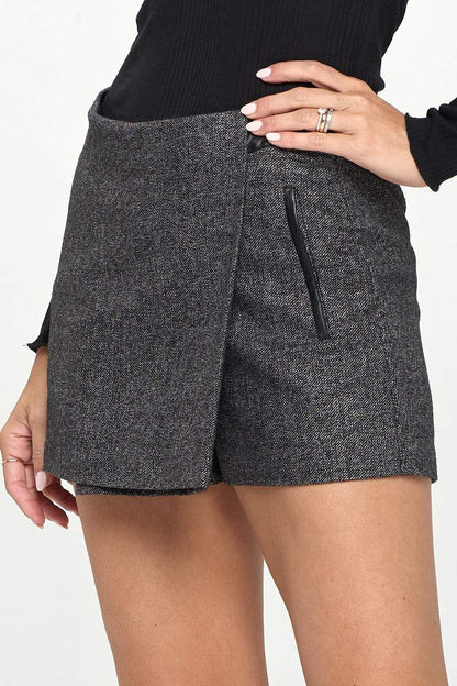 ARROW Asymmetrical Wrap Skort