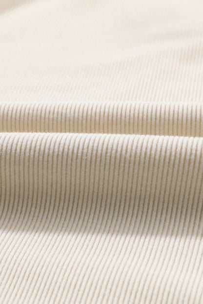 Ivory Ease Ribbed Lounge Set