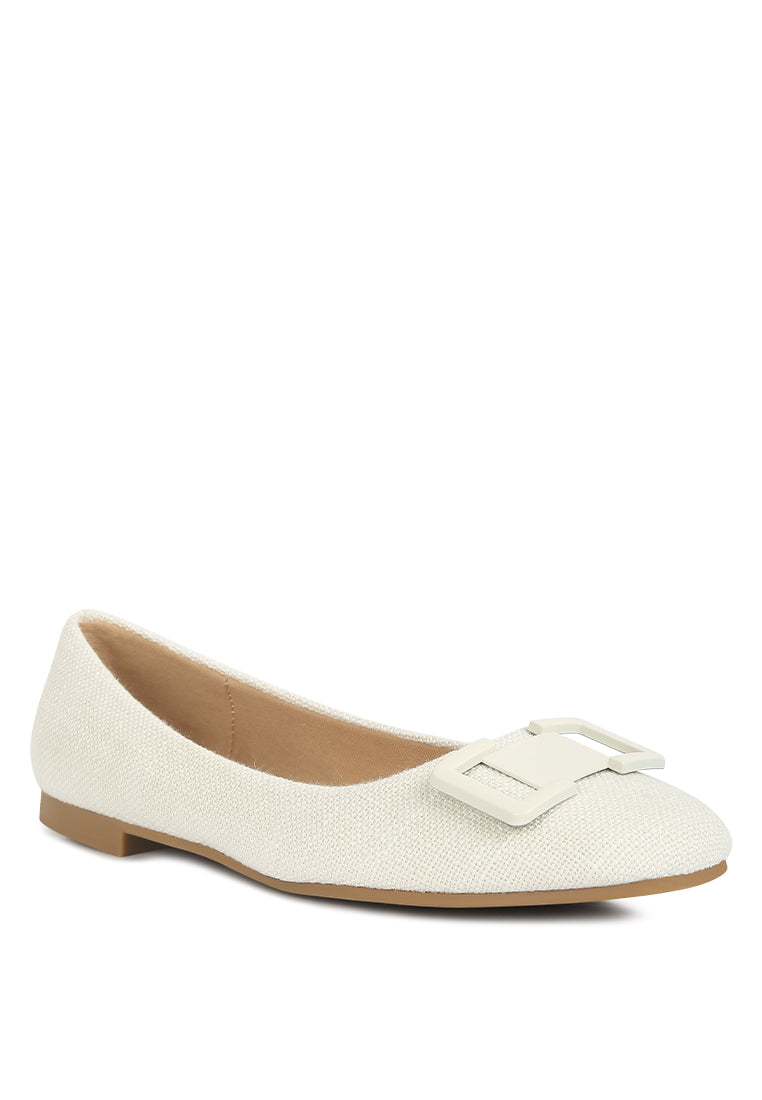Nek Embellished Ballerina Flats