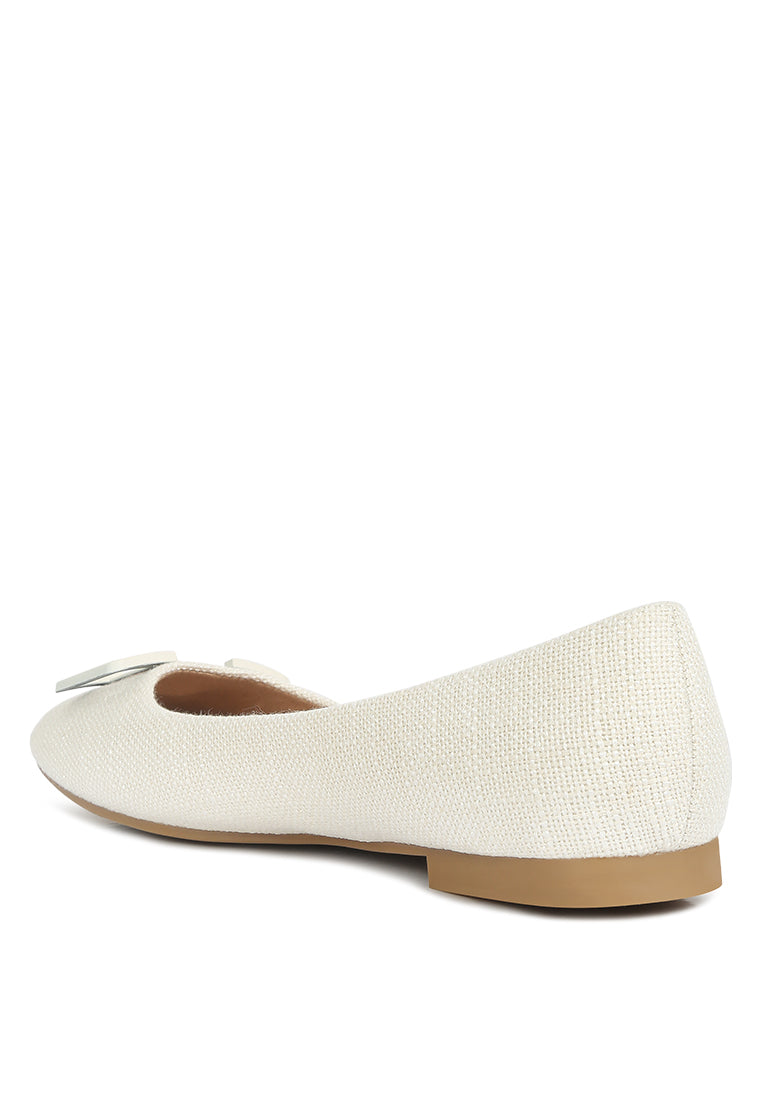 Nek Embellished Ballerina Flats