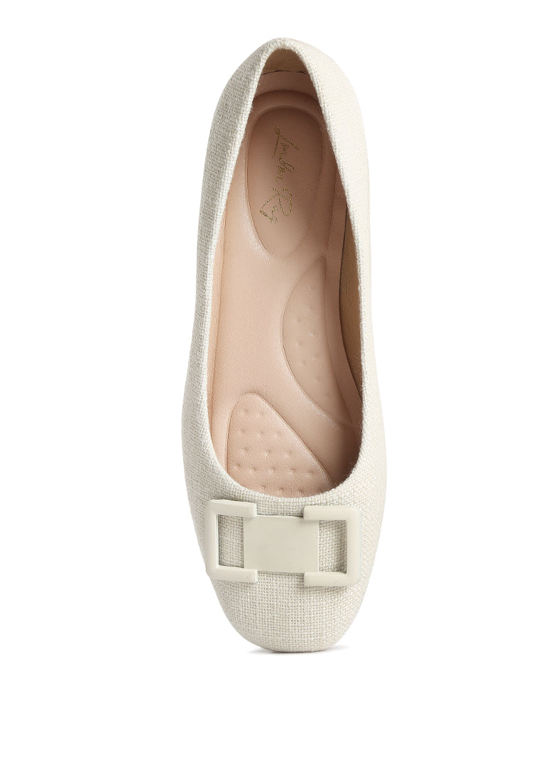 Nek Embellished Ballerina Flats
