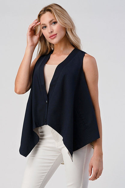 Lennox Layered Button Vest