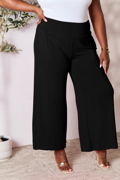 CloudSoft Smocked Waist Wide Leg Pants