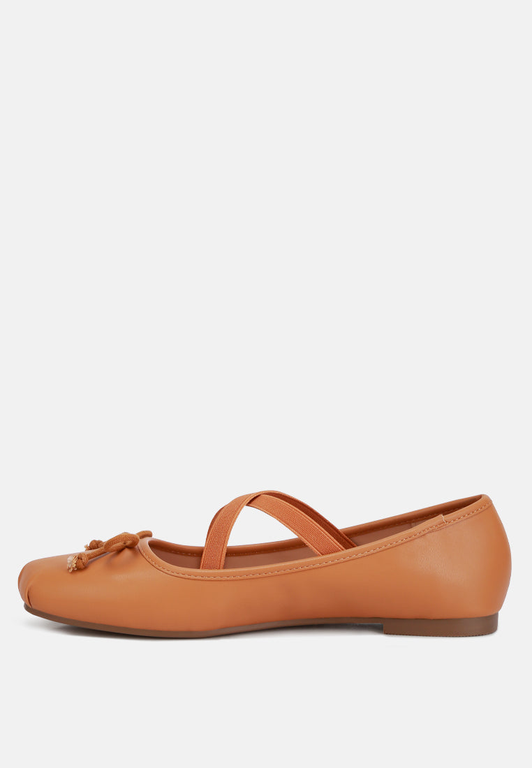 Leina Recycled Faux Leather Ballet Flats