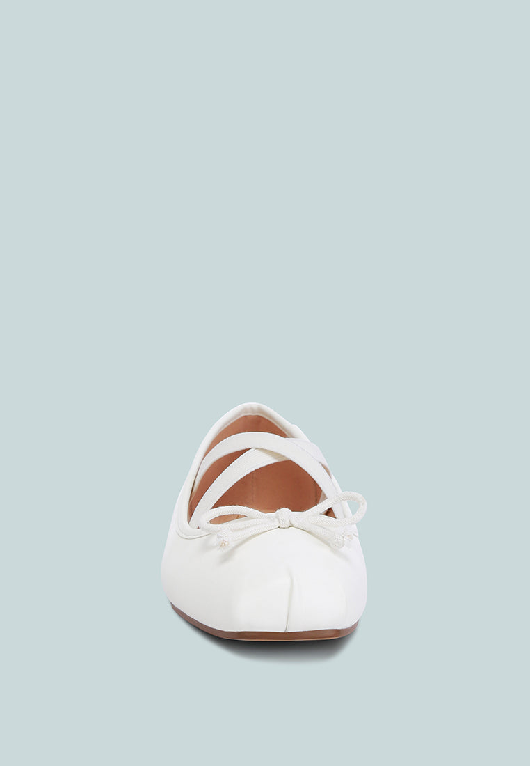 Leina Recycled Faux Leather Ballet Flats