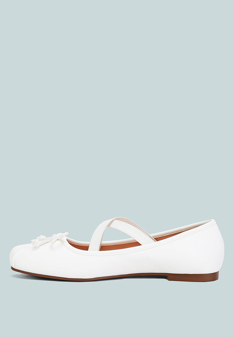 Leina Recycled Faux Leather Ballet Flats