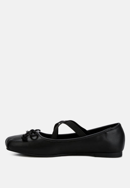 Leina Recycled Faux Leather Ballet Flats
