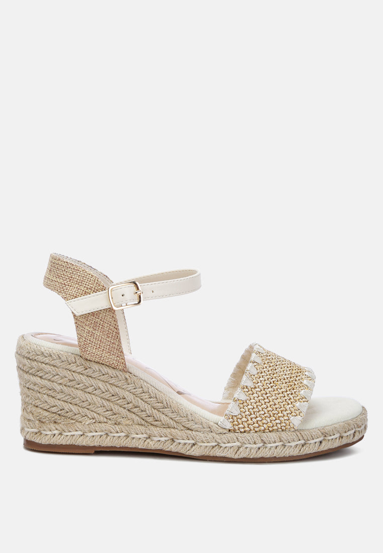Lucas Raffia Wedge Espadrilles